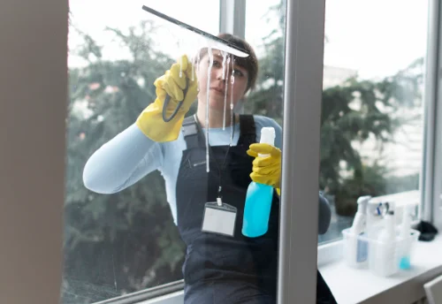 Nettoyage de vitres intérieures et extérieures à la Clusaz